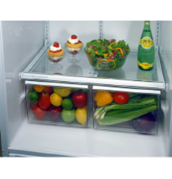 2 adjustable vegetable / fruit crispers