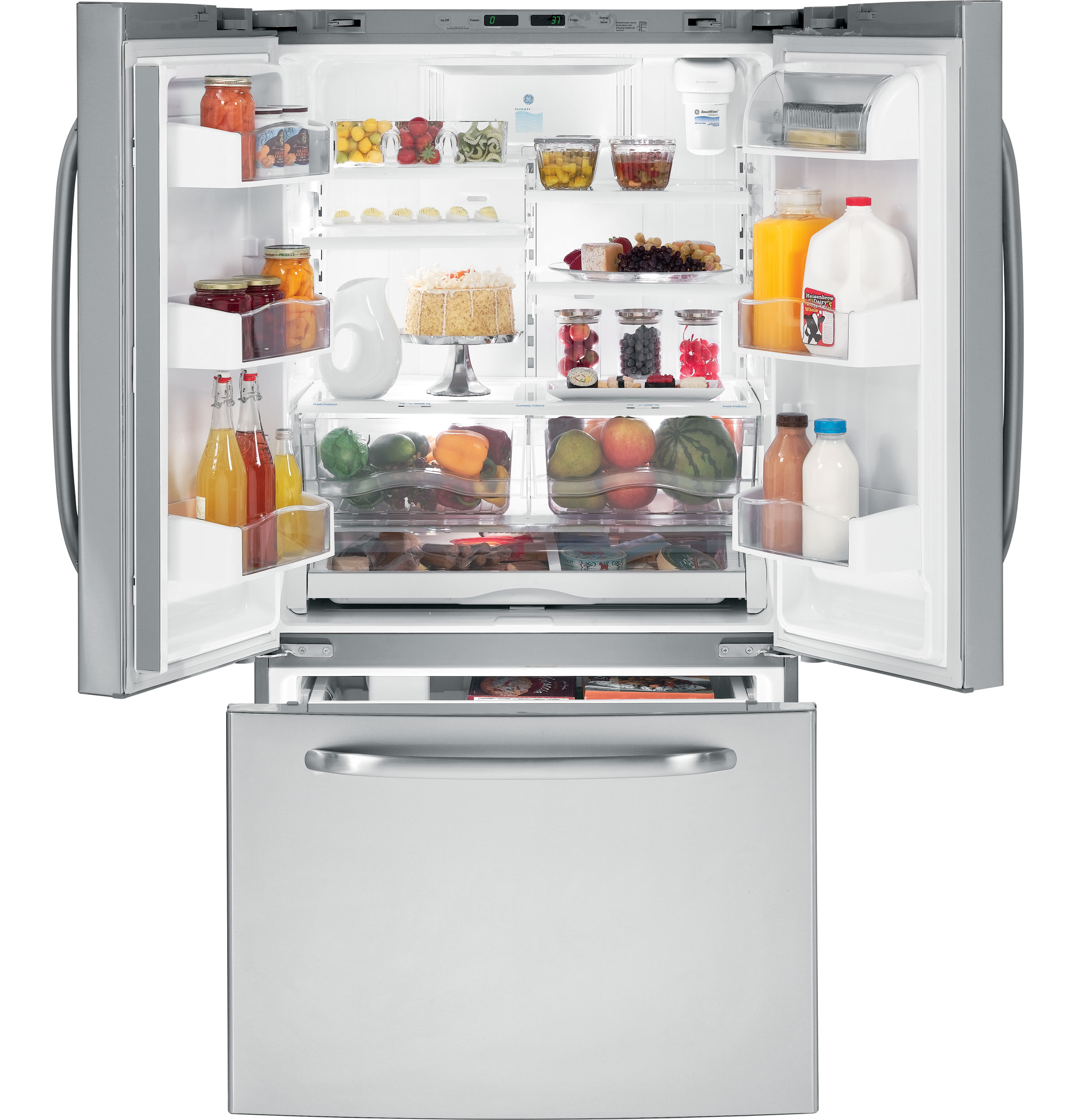 GE® ENERGY STAR® 25.8 Cu. Ft. French-Door Refrigerator with Icemaker