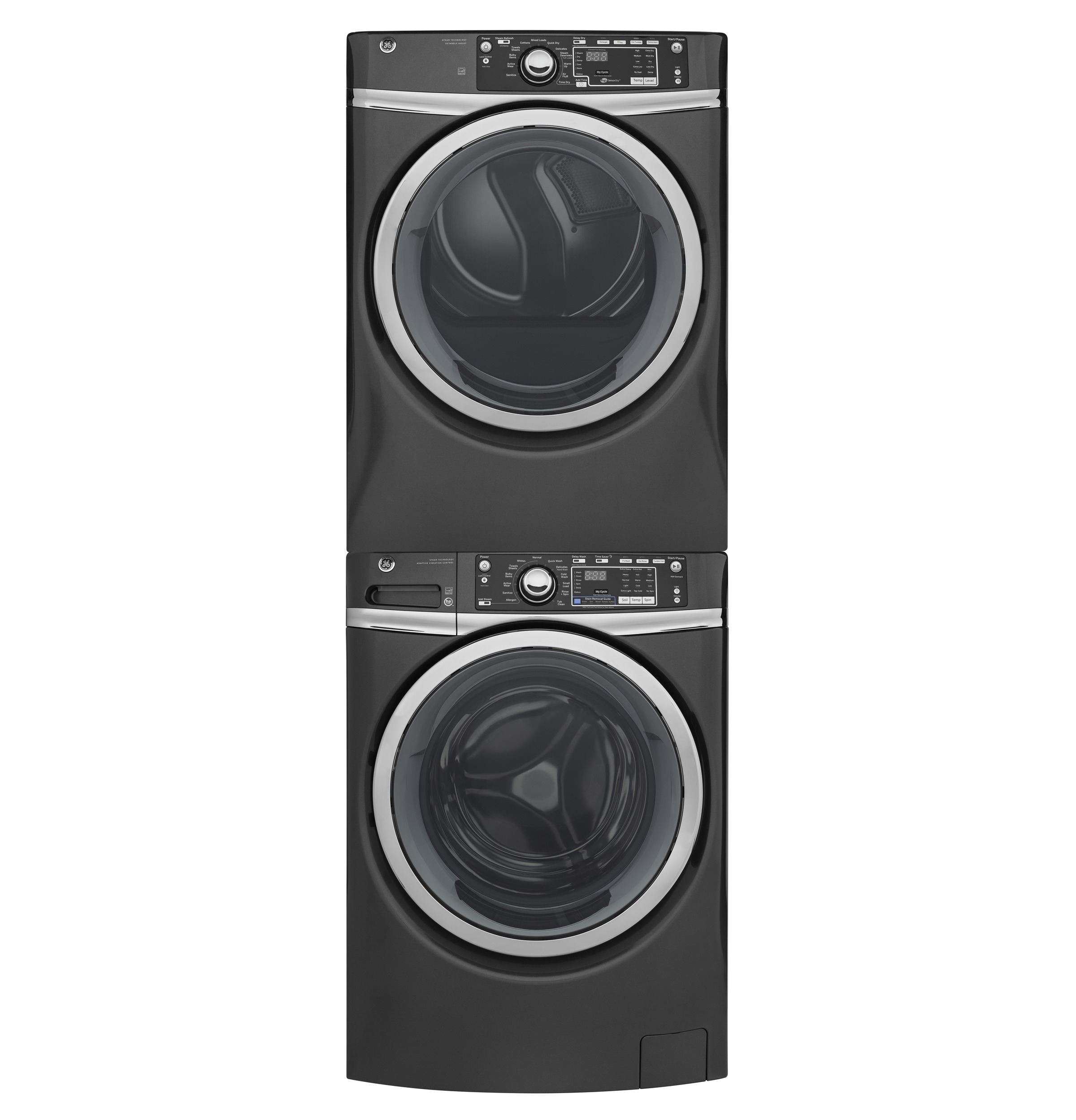 GE® 8.3 cu. ft. Capacity Front Load Gas ENERGY STAR® Dryer with Steam