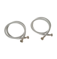 2 PK - Stainless Steel 4 ft Hoses