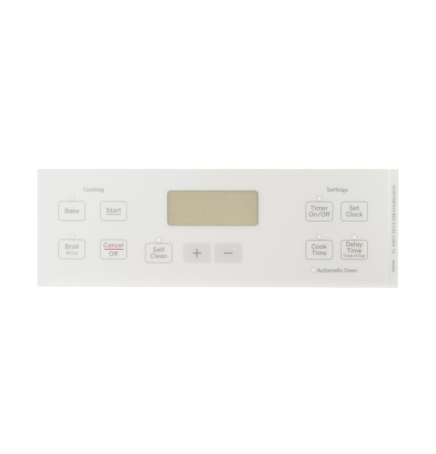 RANGE FACEPLATE GRAPHICS - WHITE