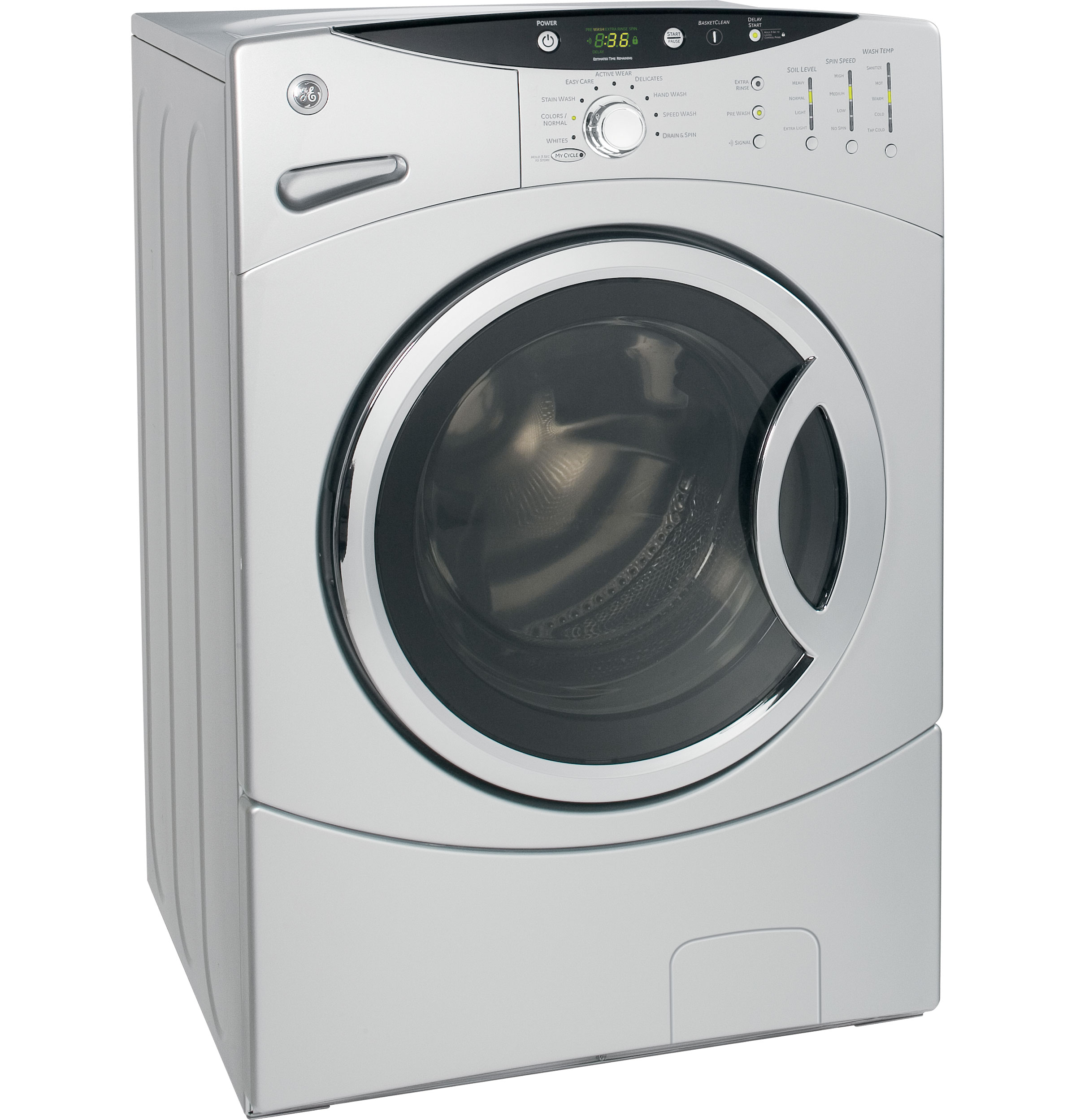 GE® ENERGY STAR® 3.5 DOE Cu. Ft. Capacity Frontload Washer with Stainless Steel Basket