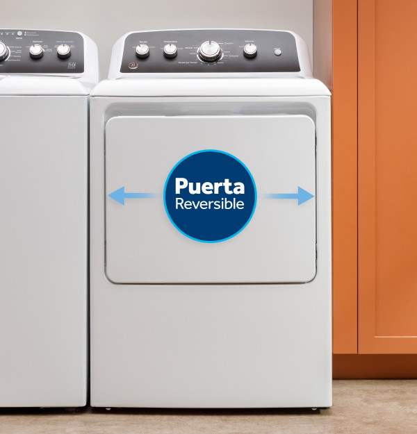 Reversible Dryer Door