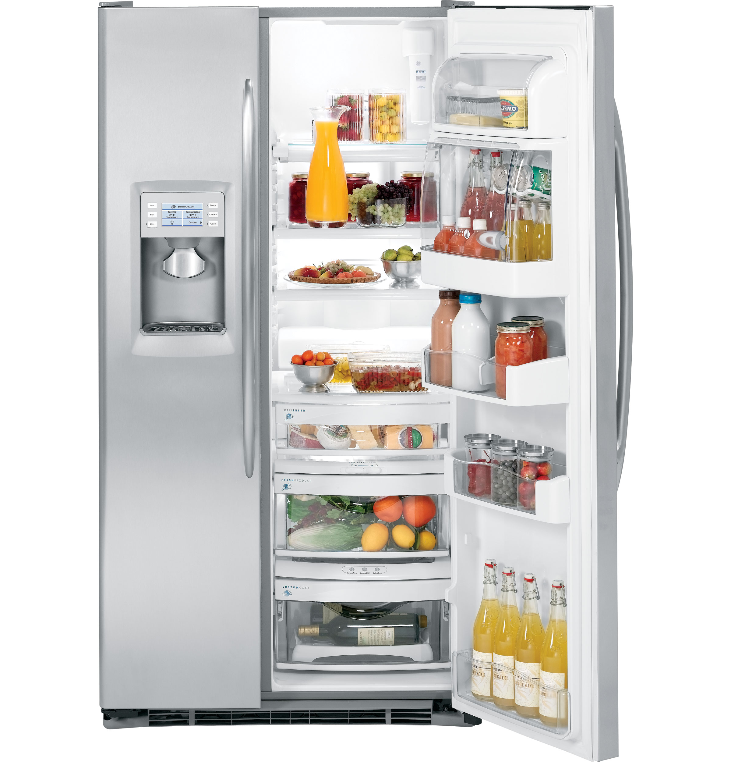 GE Profile™ ENERGY STAR® 23.2 Cu. Ft. Side-by-Side with Integrated Dispenser
