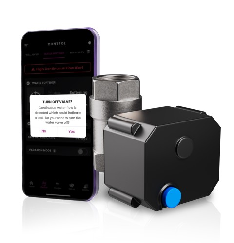 GE® Water Softener Remote Water Shutoff Valve