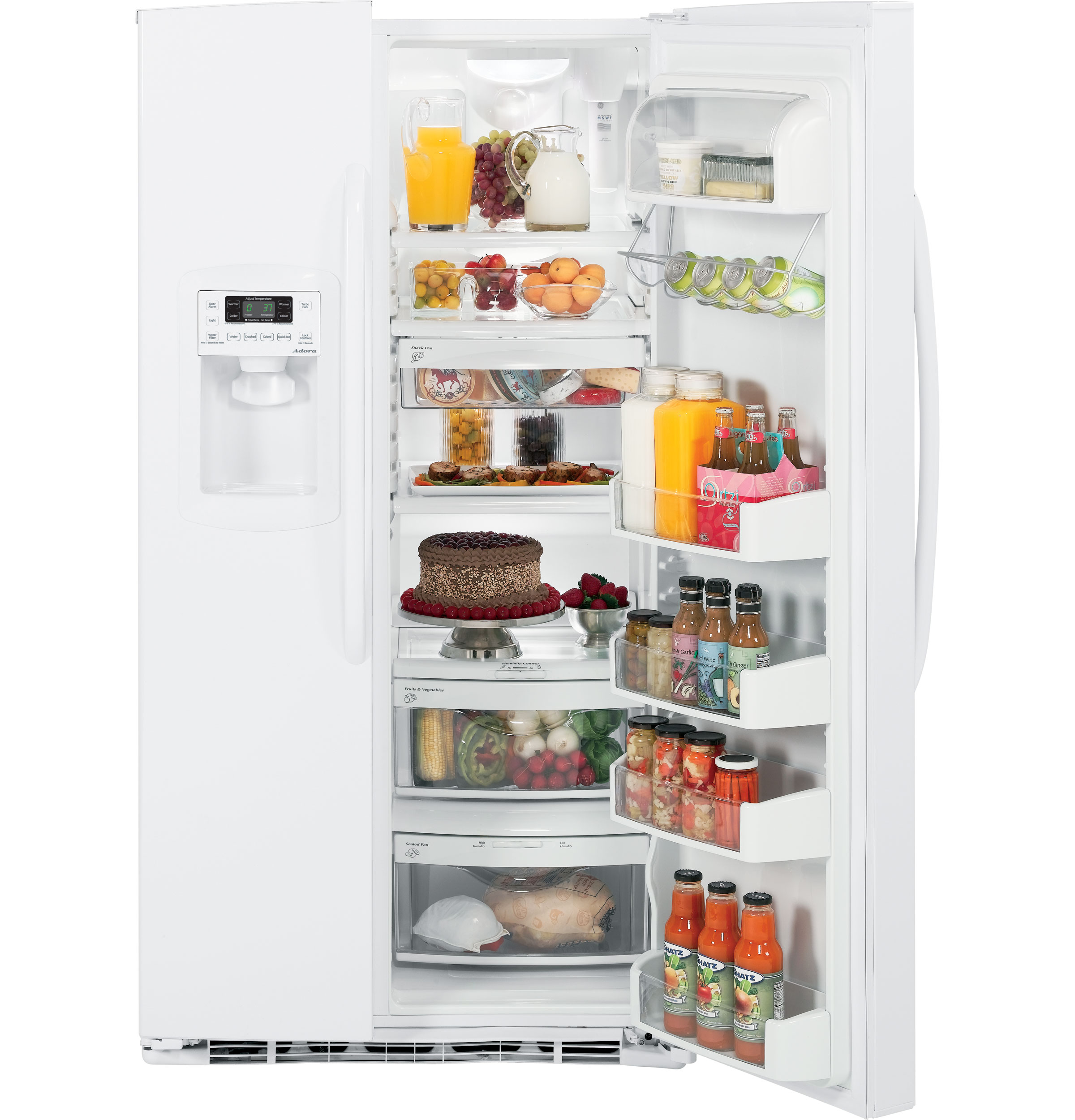 GE Adora™ ENERGY STAR® 25.4 Cu. Ft. Side-By-Side Refrigerator