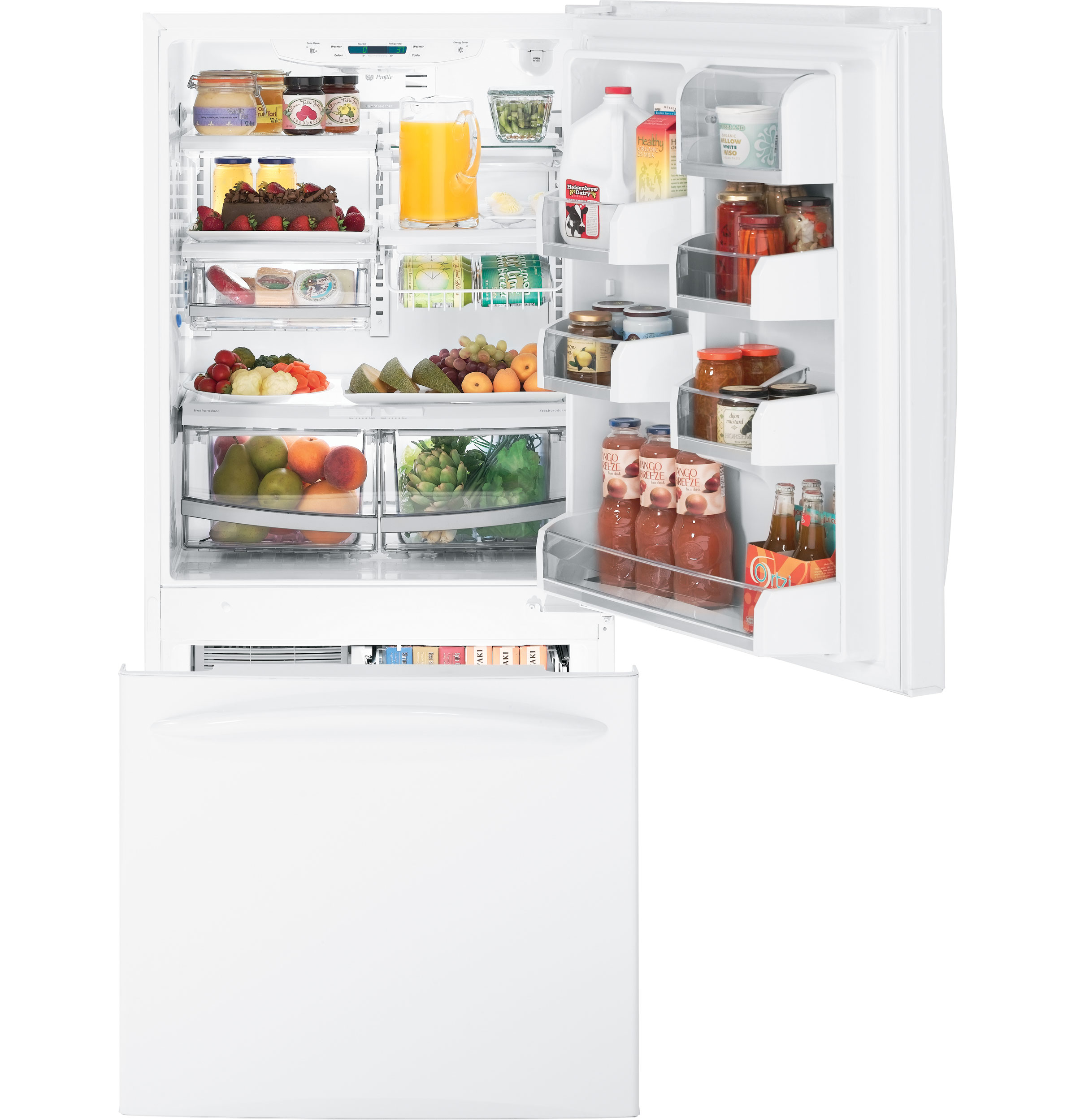 GE Profile™ ENERGY STAR® 20.0 Cu. Ft. Bottom-Freezer Drawer Refrigerator