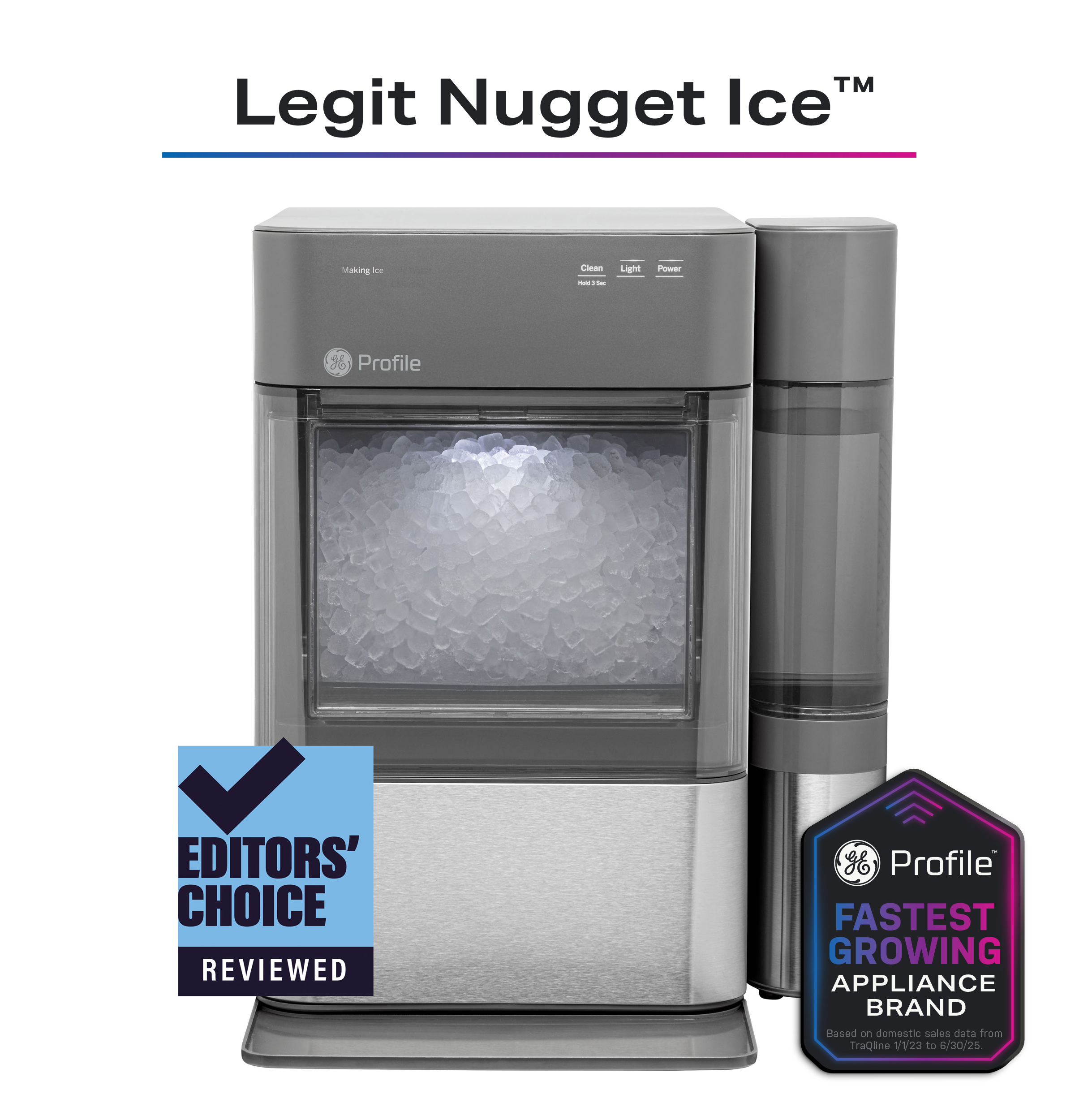 GE Profile™ Opal™ 2.0 Nugget Ice Maker + Side Tank + 4 Opal Filters