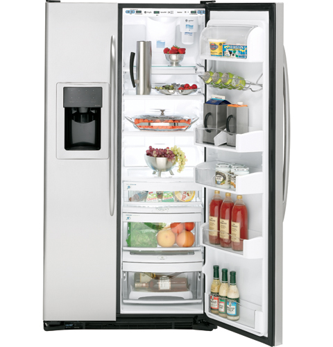 GE Profile Counter-Depth 24.6 Cu. Ft. Stainless Side-by-Side Refrigerator