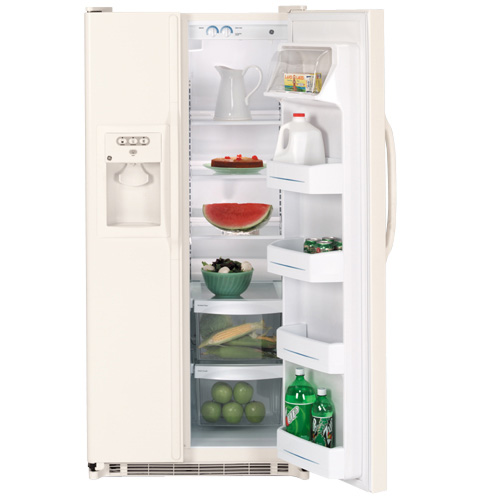 GE® 19.9 Cu. Ft. Capacity Side-By-Side Refrigerator with Dispenser