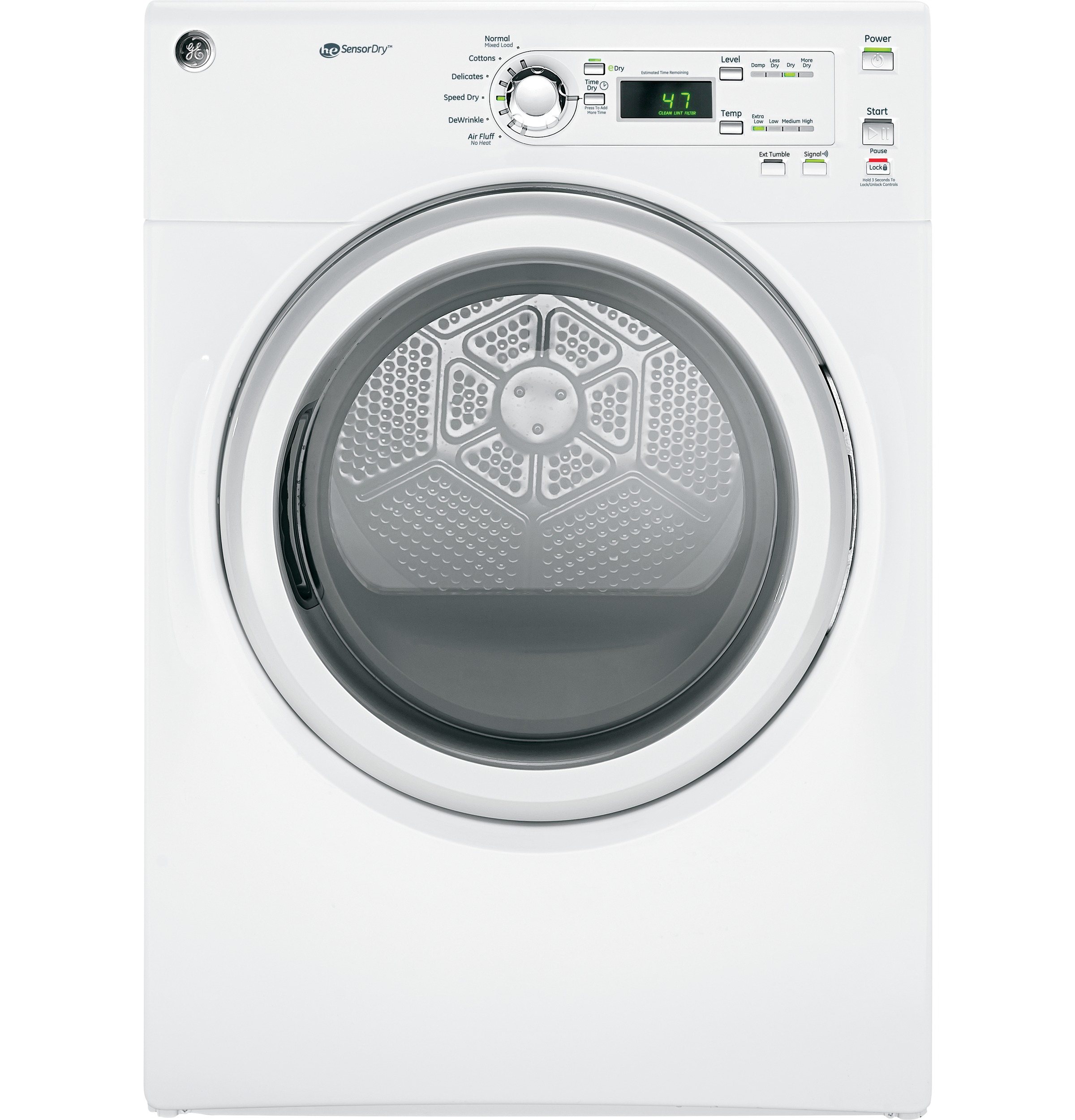 GE® 7.0 Cu. Ft. capacity Dura Drum electric Dryer