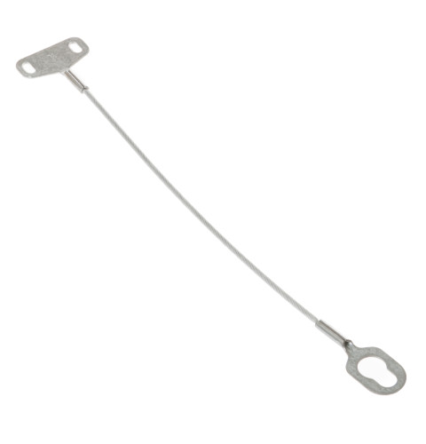 Dishwasher door hinge cable