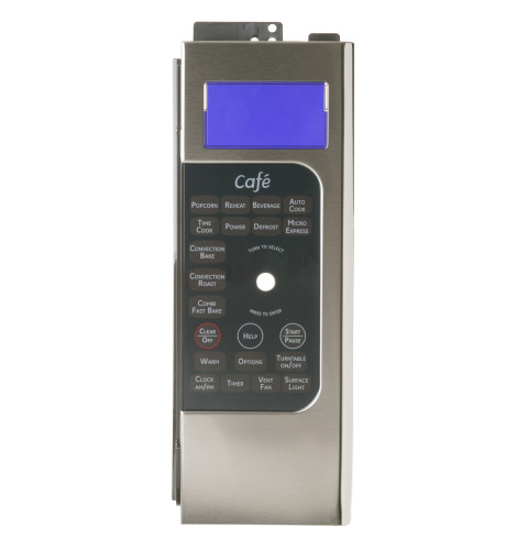 MICROWAVE CONTROL PANEL - STAINLESS STEEL & BLACK