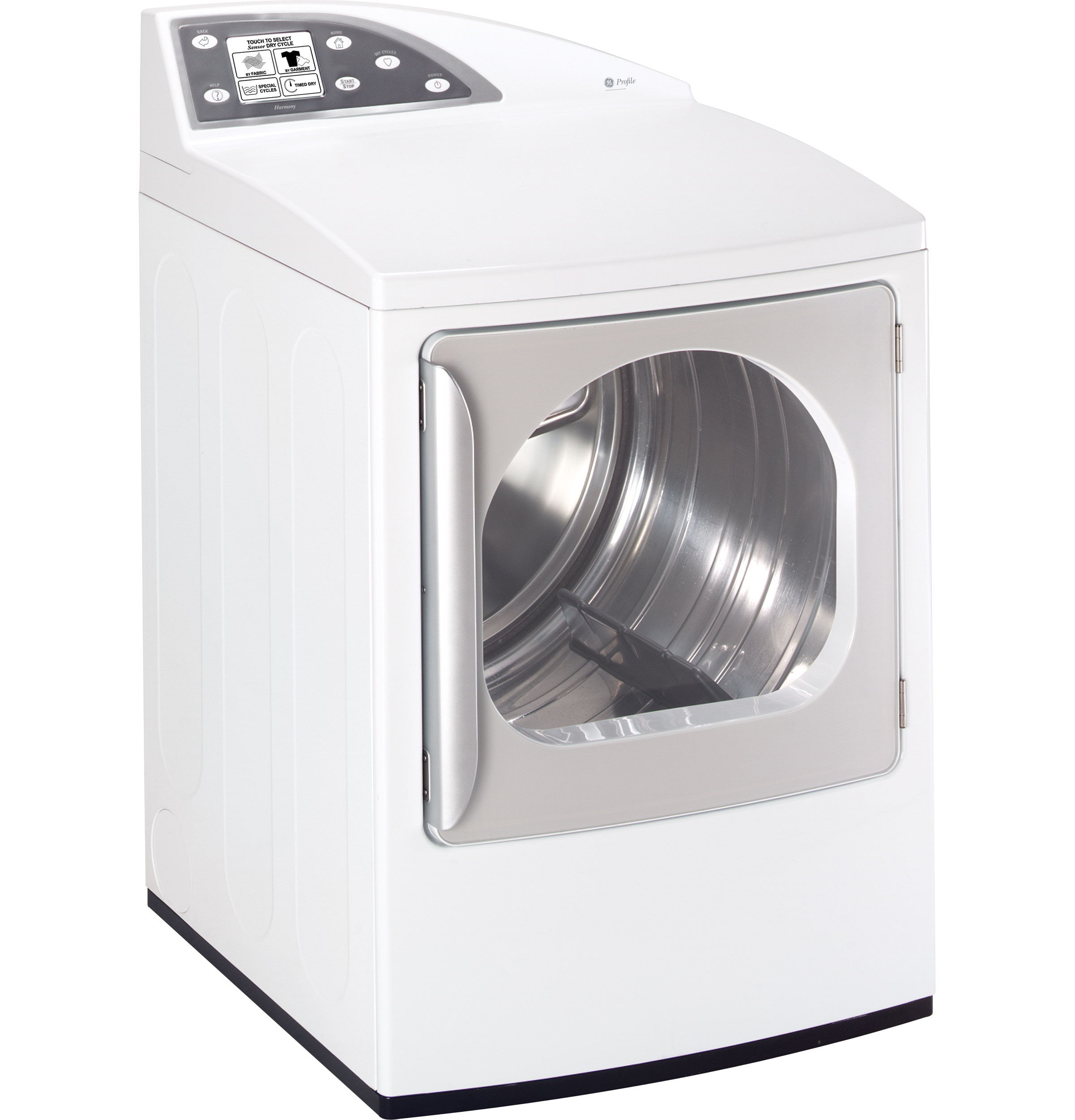 GE Profile Harmony™ 7.3 Cu. Ft. King-size Capacity Gas Dryer with Stainless Steel Drum