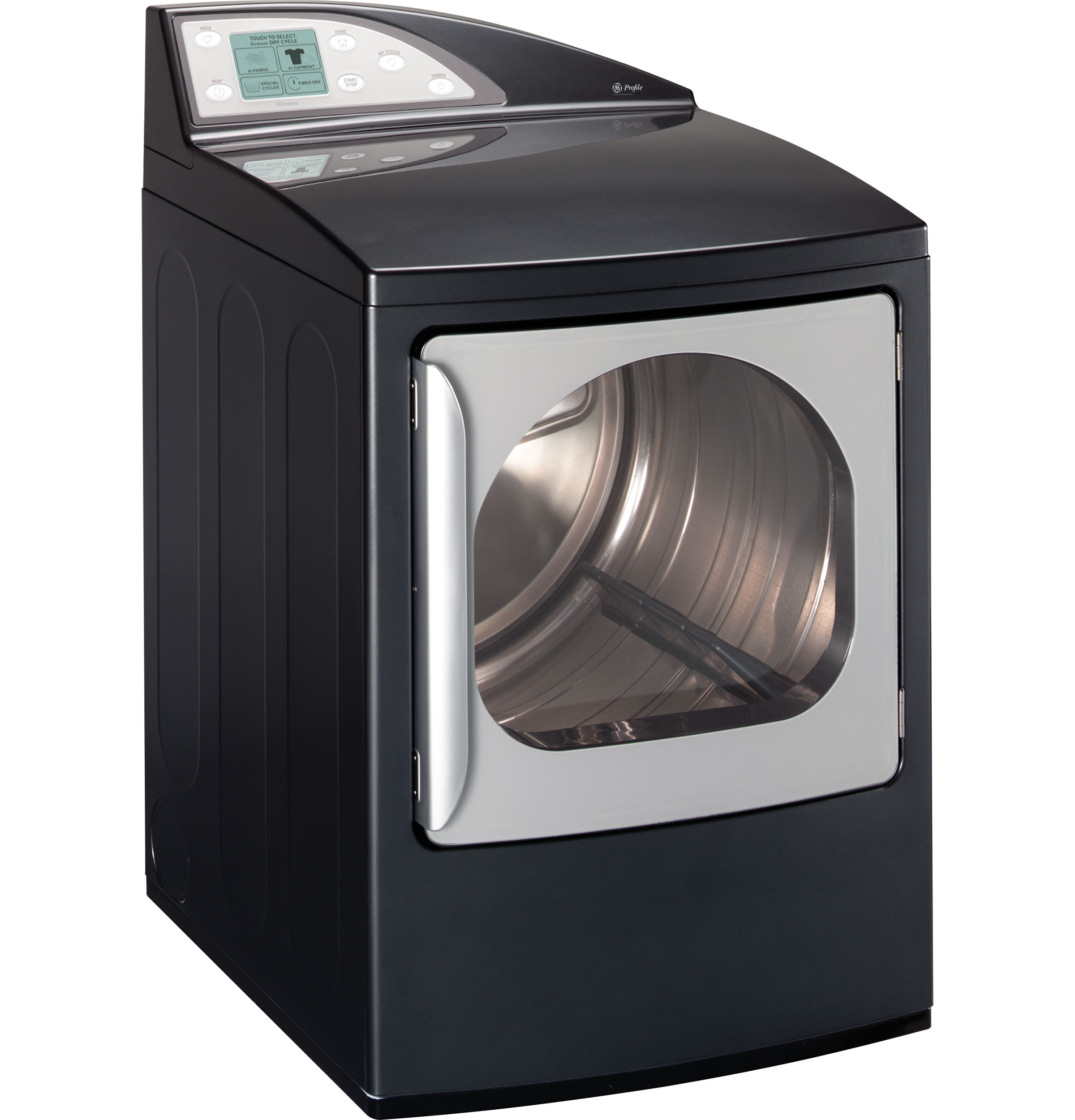 GE Profile Harmony™ 7.3 Cu. Ft. King-size Capacity Gas Dryer with Stainless Steel Drum