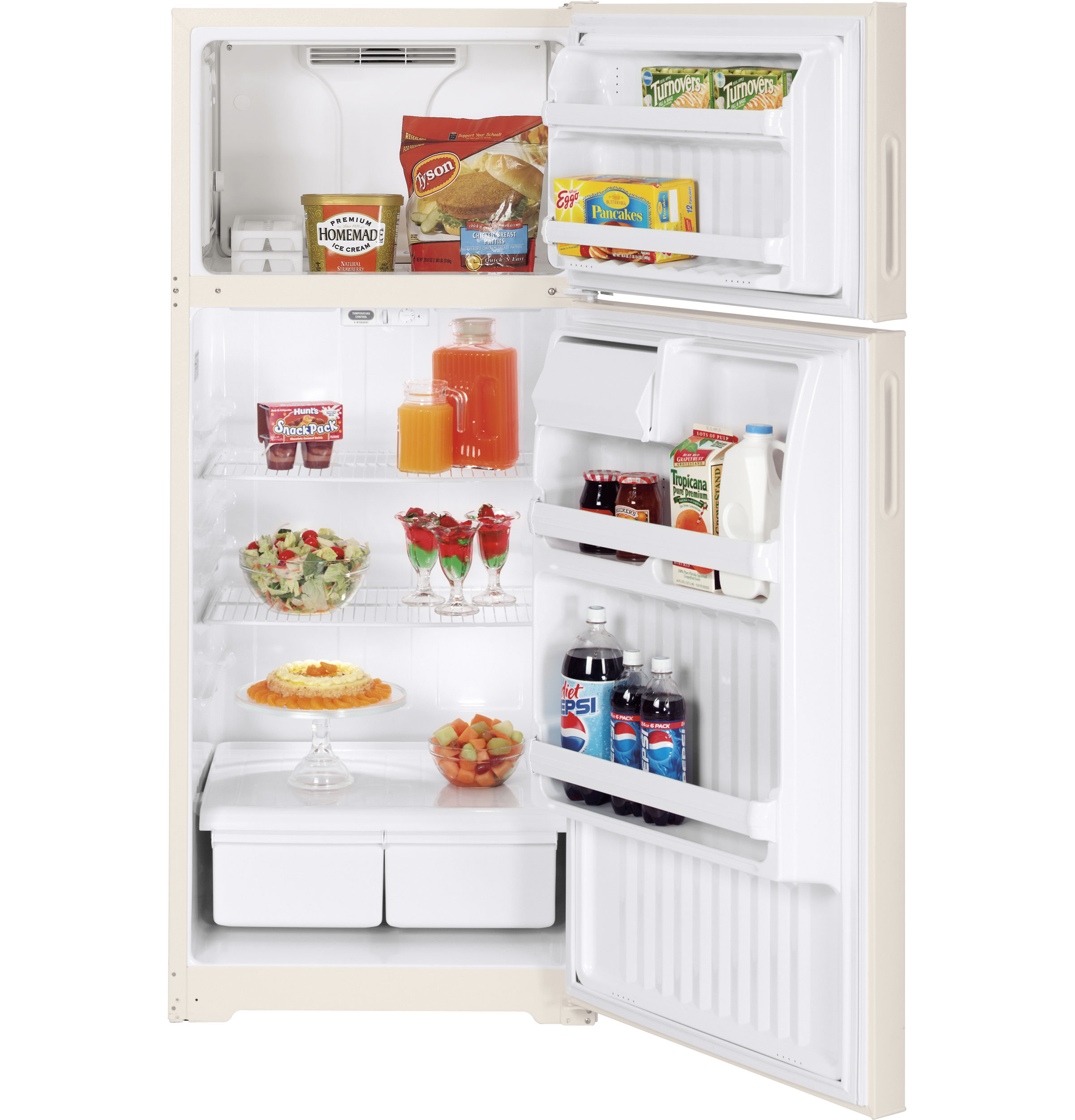 Hotpoint® ENERGY STAR® 16.6 Cu. Ft. Top-Freezer Refrigerator