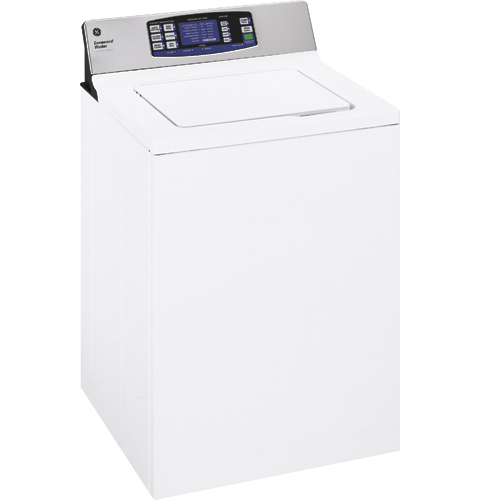 GE® 3.2 DOE Cu. Ft. Capacity Commercial Washer with Stainless Steel Basket