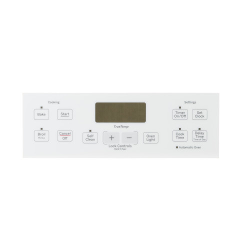 RANGE CONTROL PANEL - WHITE
