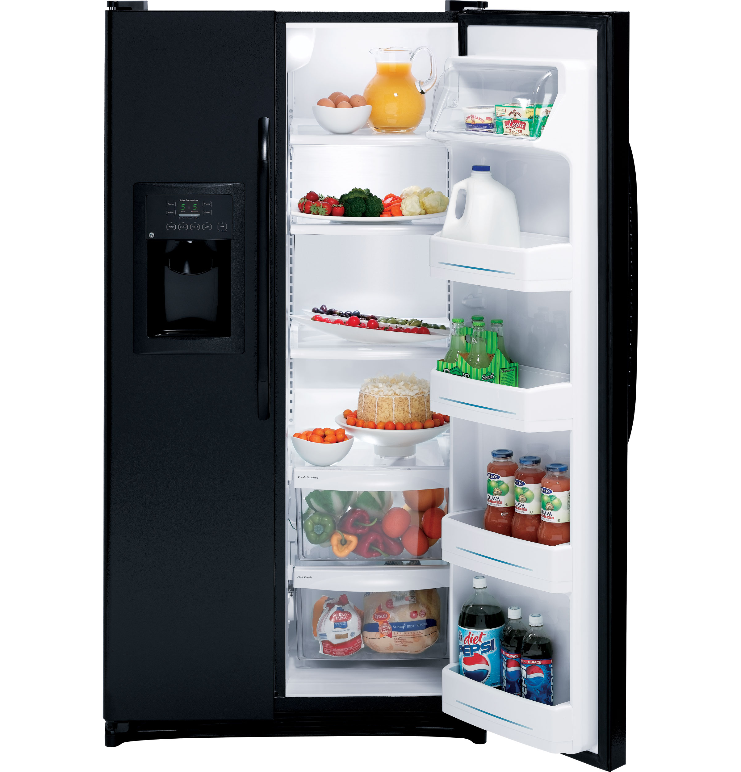 GE® 22.0 Cu. Ft. Side-By-Side Refrigerator with Dispenser