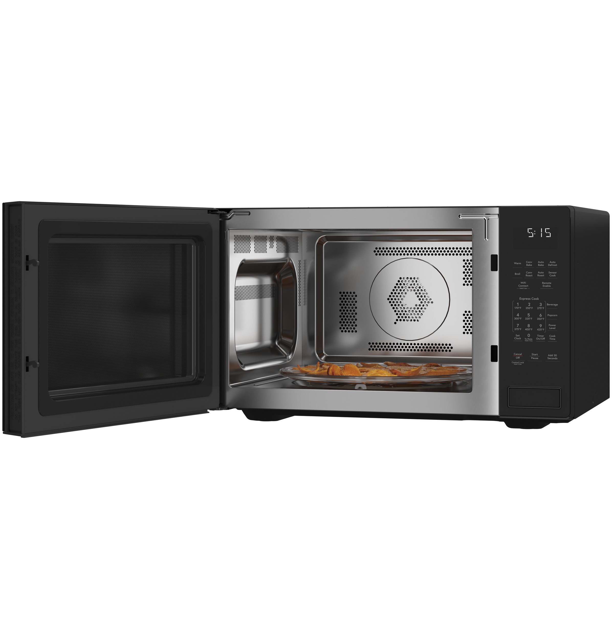 Café™ 1.5 Cu. Ft. Smart Countertop Convection/Microwave Oven in Platinum Glass