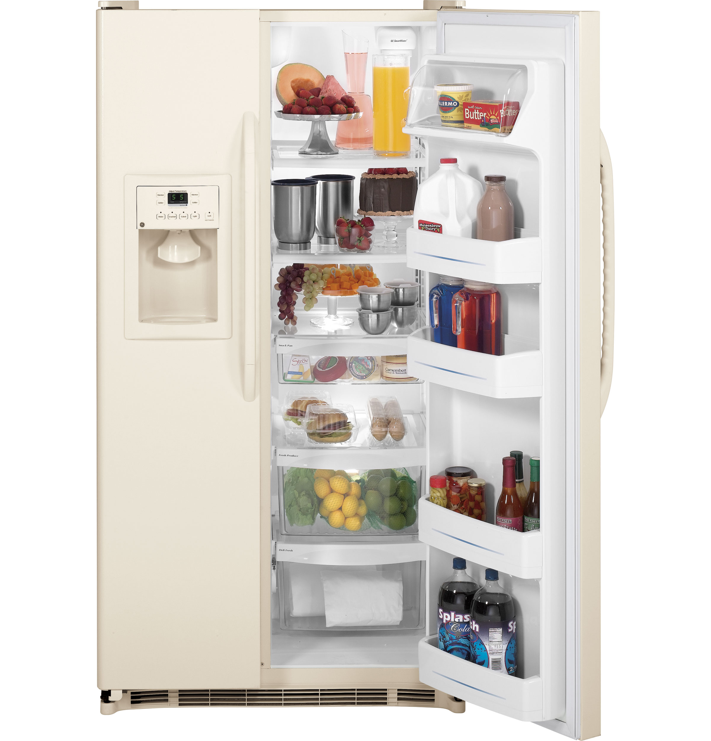 GE® ENERGY STAR® 21.9 Cu. Ft. Side-By-Side Refrigerator with Dispenser