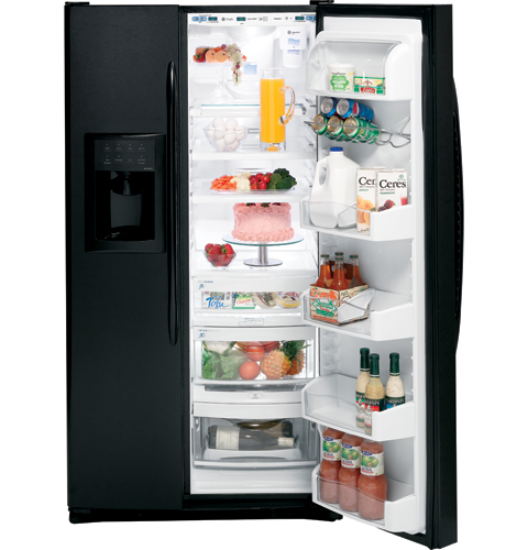 GE Profile™ ENERGY STAR® 25.6 Cu. Ft. Side-by-Side Refrigerator with Dispenser
