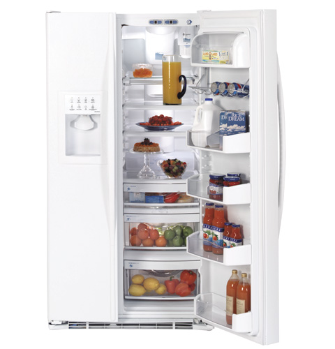 GE Profile™ ENERGY STAR® 25.5 Cu. Ft. Side-by-Side Refrigerator with Dispenser