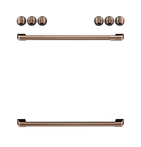 Café™ Front Control Electric Knobs and Handles - Brushed Copper