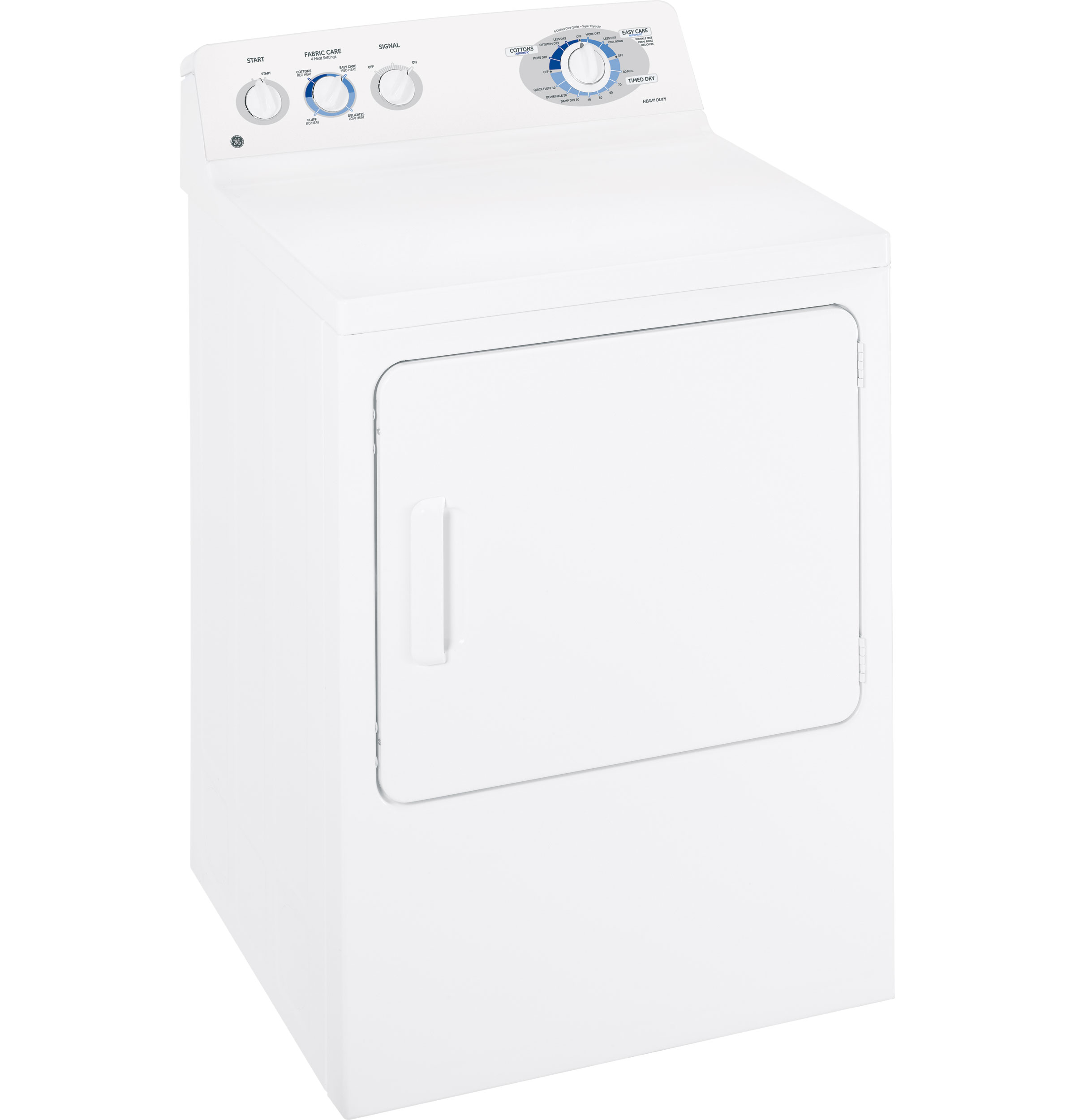 GE® 7.0 Cu. Ft. Super Capacity Electric Dryer