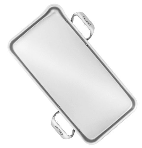 Chantal® Tri-ply Griddle with Stainless Steel Surface