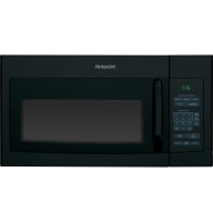 Hotpoint® 1.6 Cu. Ft. Over-the-Range Microwave Oven — Model #: RVM5160DHBB