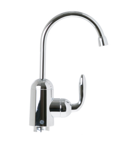 Water filtration system  chrome faucet assembly