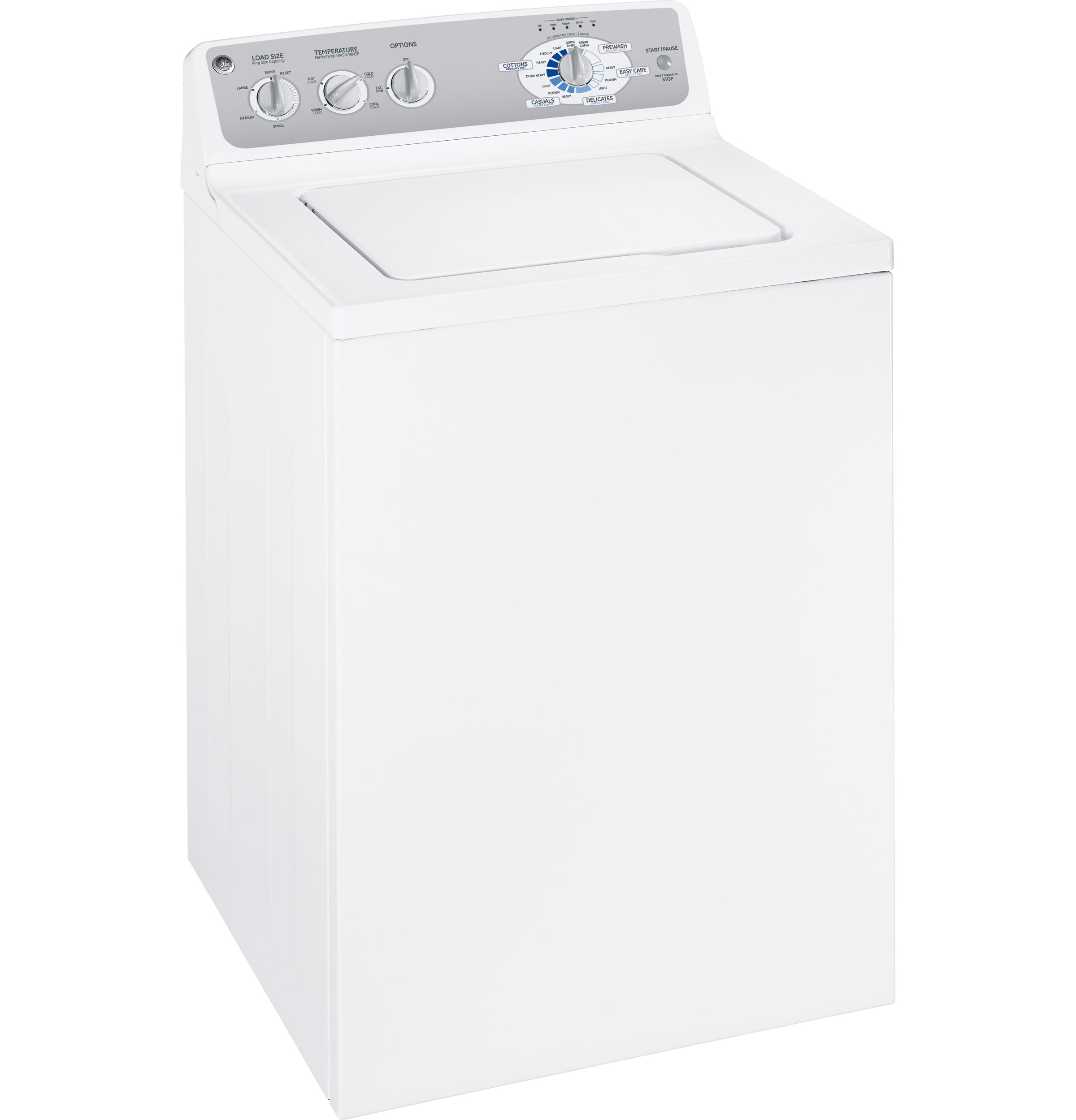 GE® 3.5 Cu. Ft. King-size Capacity Washer with Stainless Steel Basket