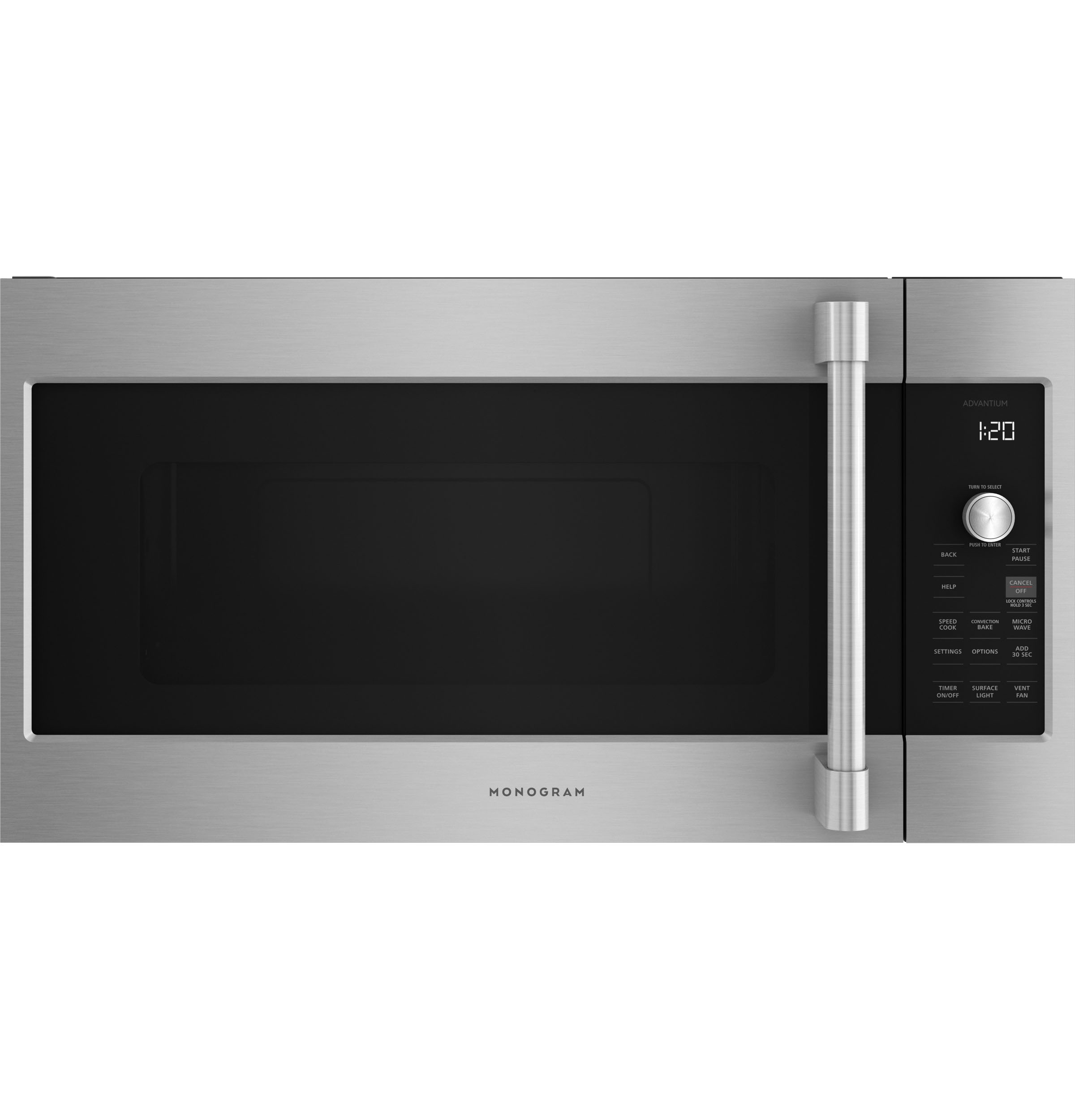 Monogram Statement Above-the-Cooktop Speedcooking Oven with Advantium® Technology
