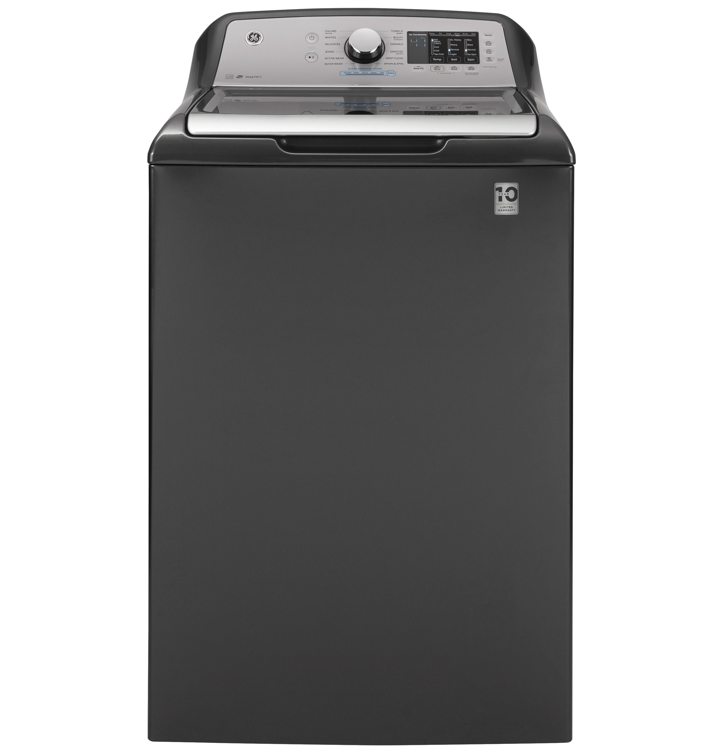GE® ENERGY STAR® 4.8  cu. ft. Capacity Washer with Sanitize w/Oxi and FlexDispense®