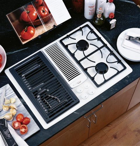 GE Profile™ Built-In Downdraft Gas Modular Cooktop