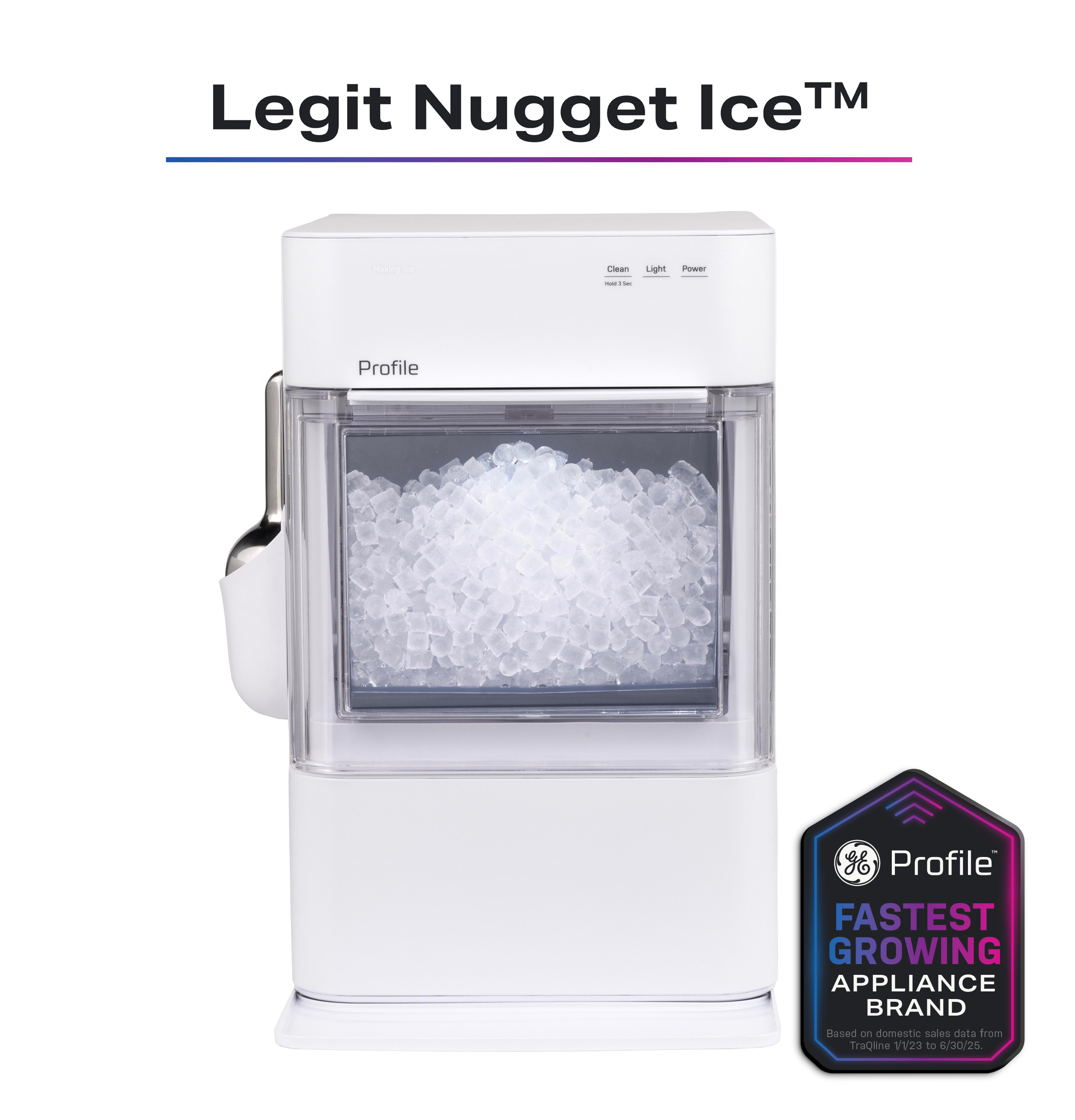 GE Profile™ Opal™ 2.0 Ultra Nugget Ice Maker with Scale Inhibiting Filter