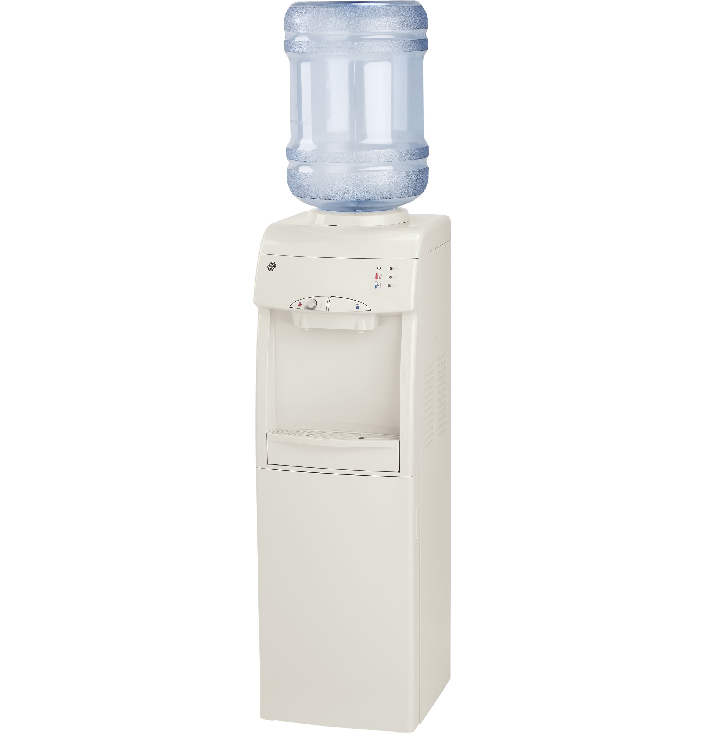 GE® ENERGY STAR® Qualified Hot and Cold Free-Standing Water Dispenser with Storage Compartment