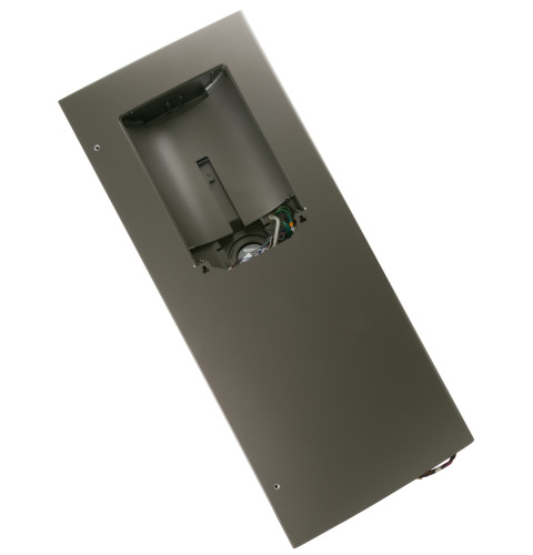 Refrigerator door and dispenser assembly - left (slate)