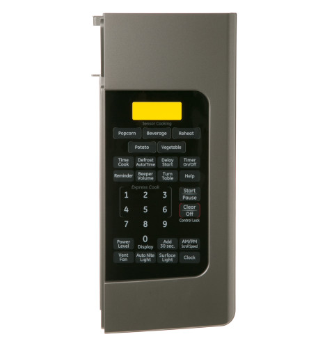 MICROWAVE CONTROL PANEL - BLACK & STAINLESS STEEL