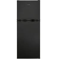 Hotpoint® 9.7 Cu. Ft. Recessed Handle Top-Freezer Refrigerator — Model #: HPS10LGVRBB