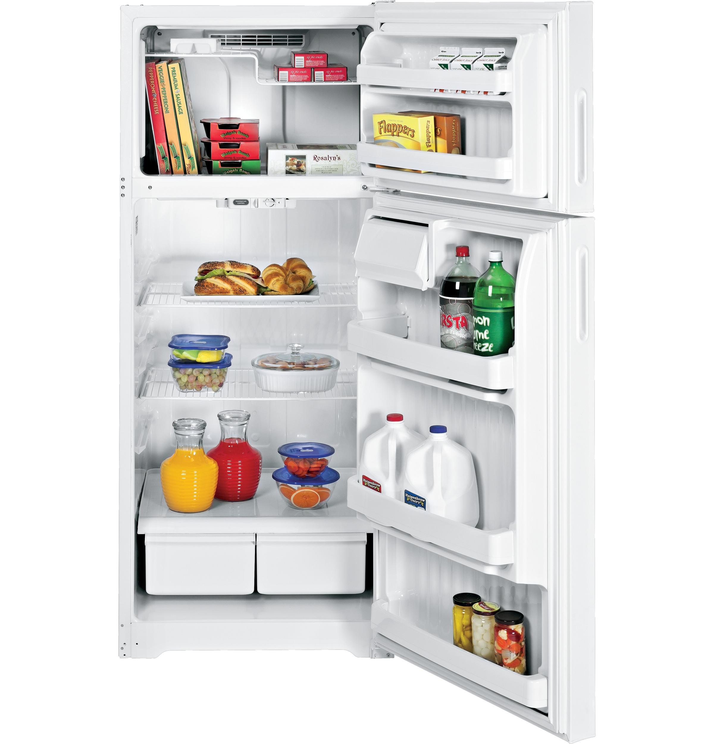 GE® ENERGY STAR® 18.1 Cu. Ft. Top-Freezer Refrigerator