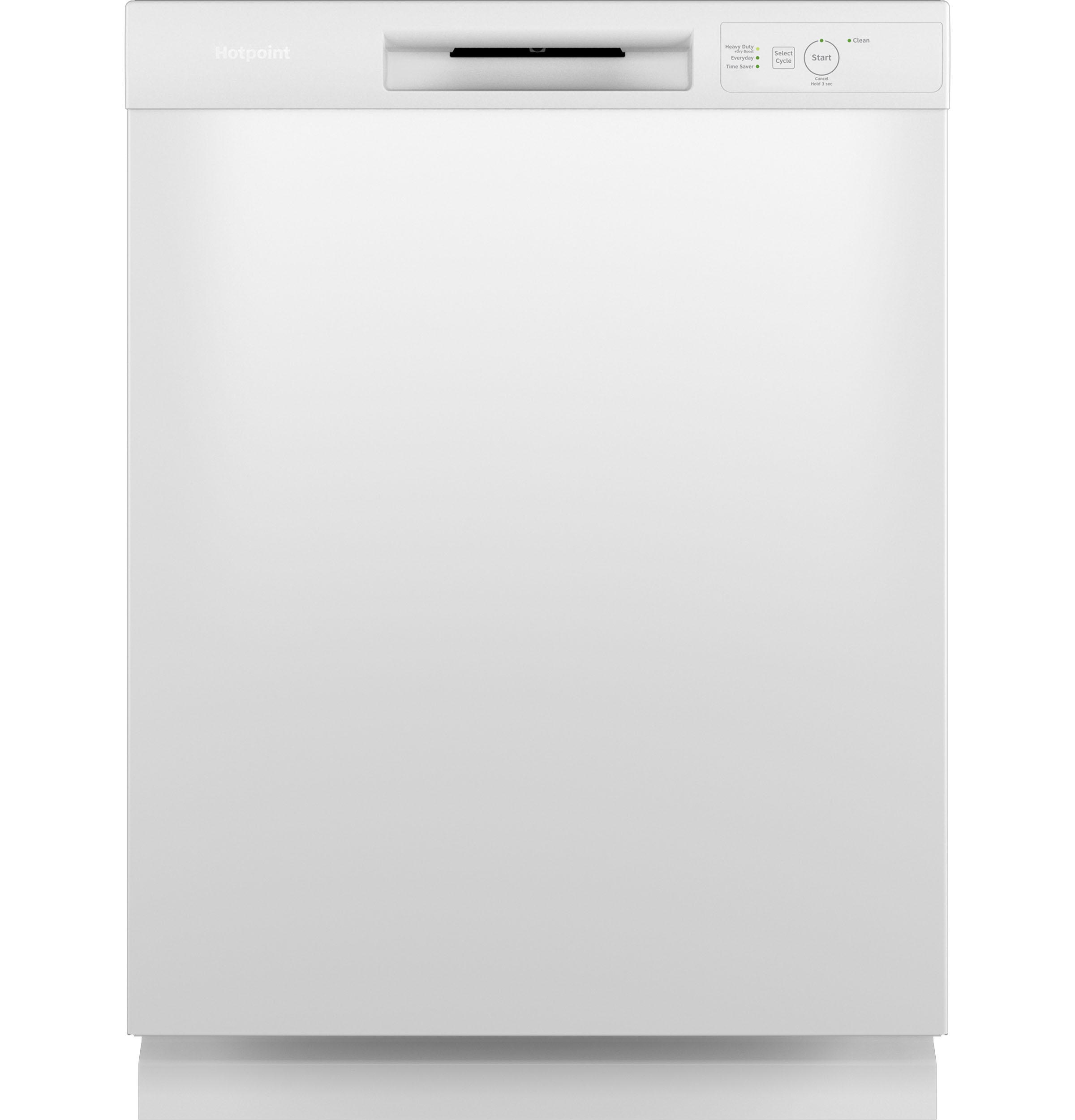 Hotpoint® Two Button Dishwasher with Plastic Interior