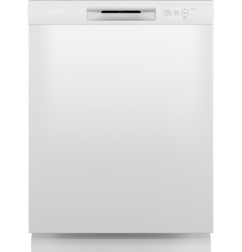 Hotpoint® Two Button Dishwasher with Plastic Interior