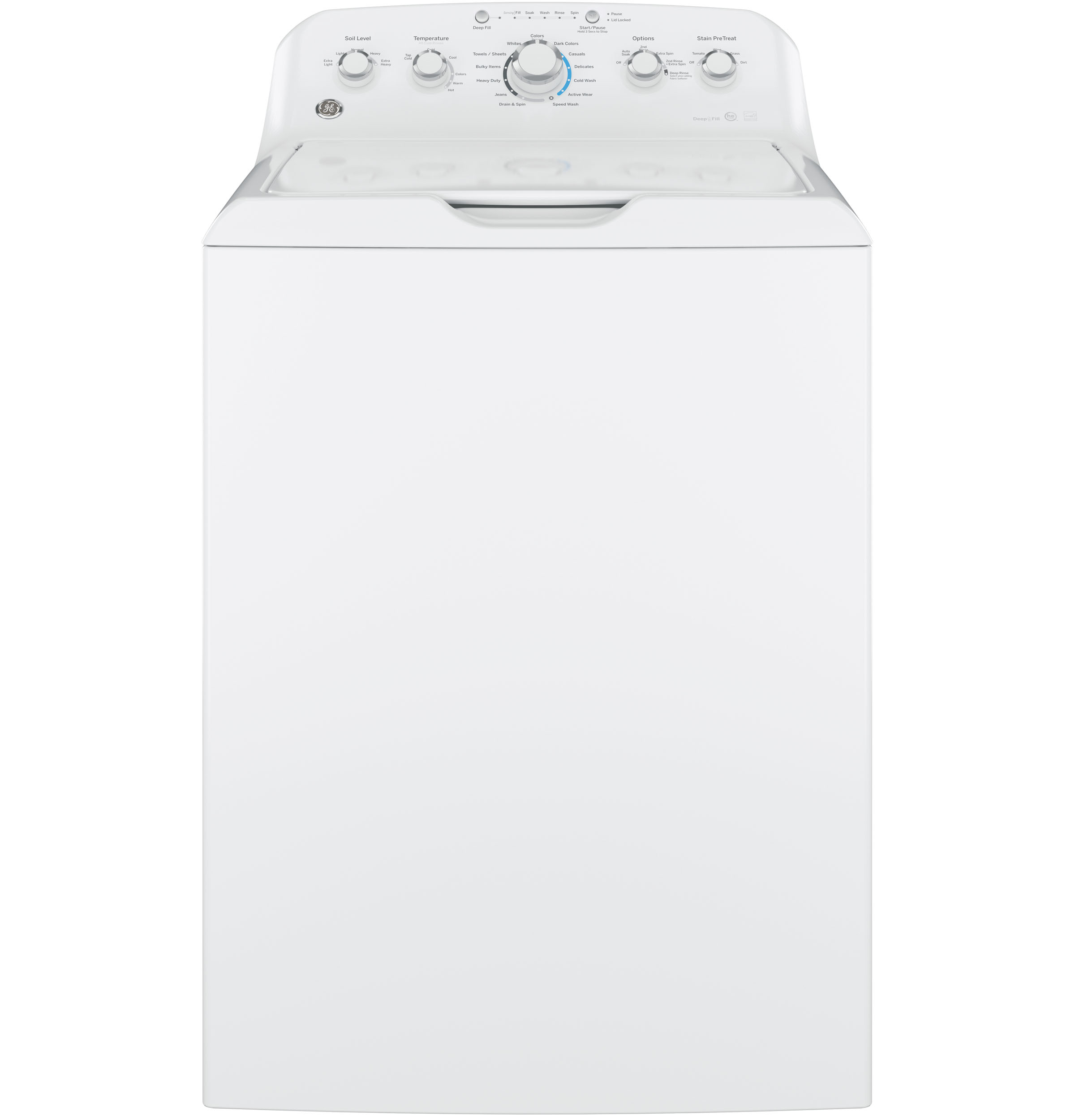 GE® ENERGY STAR® 4.4  cu. ft. stainless steel capacity washer