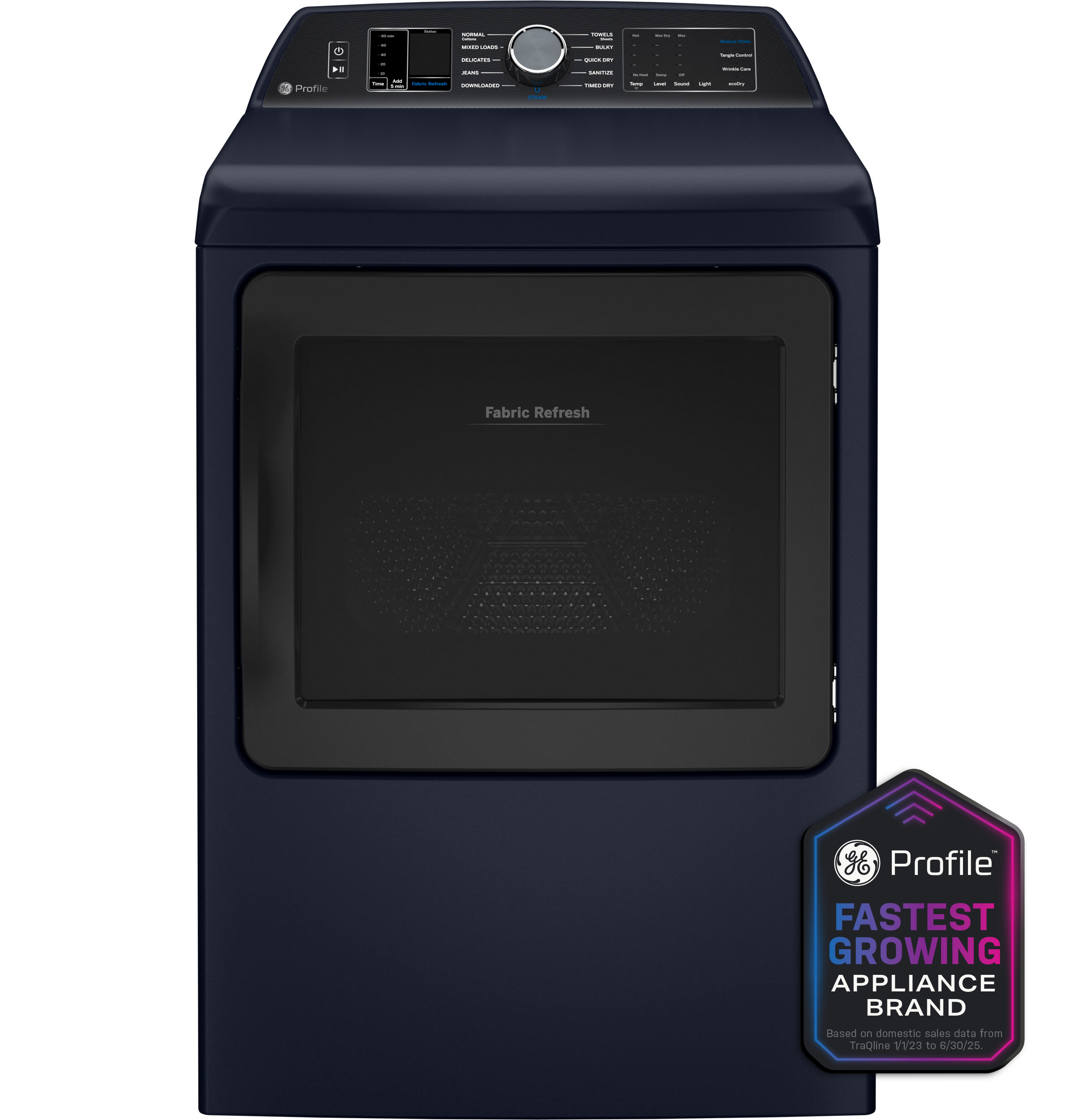 GE Profile™ ENERGY STAR® 7.3 cu. ft. Capacity Smart Gas Dryer with Fabric Refresh