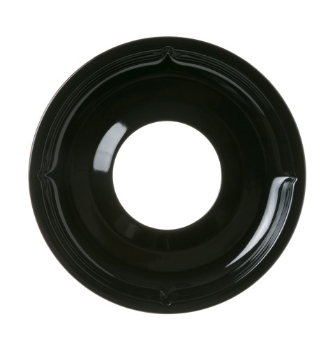 Gas burner drip bowl - black color