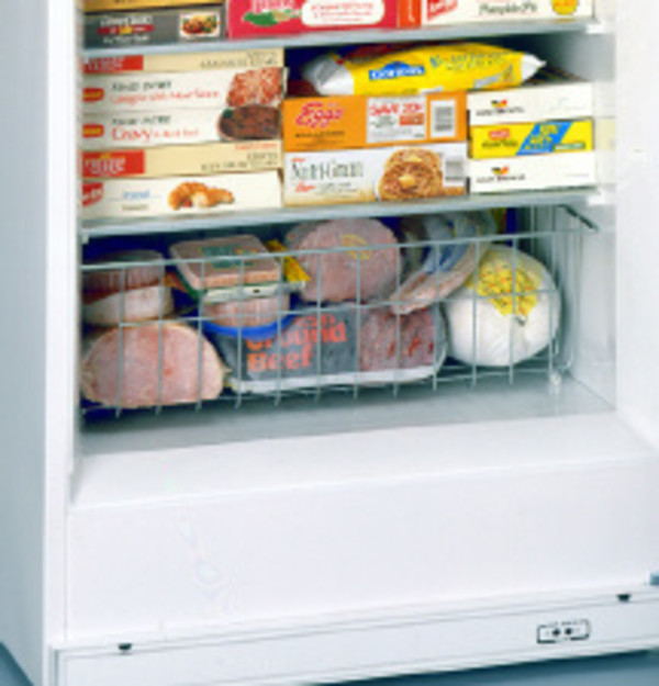 Slide out bulk storage basket