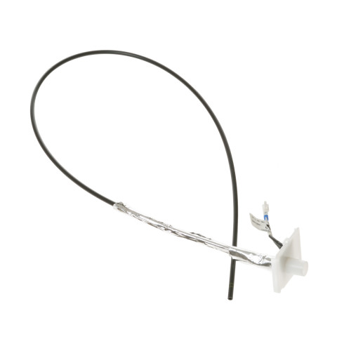 Refrigerator freezer water line assembly