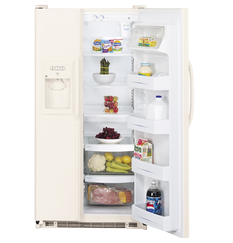 GE® 24.9 Cu. Ft. Side-By-Side Refrigerator with Dispenser
